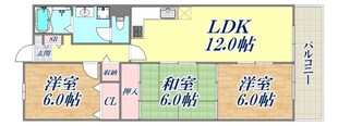 東灘ハイツの物件間取画像